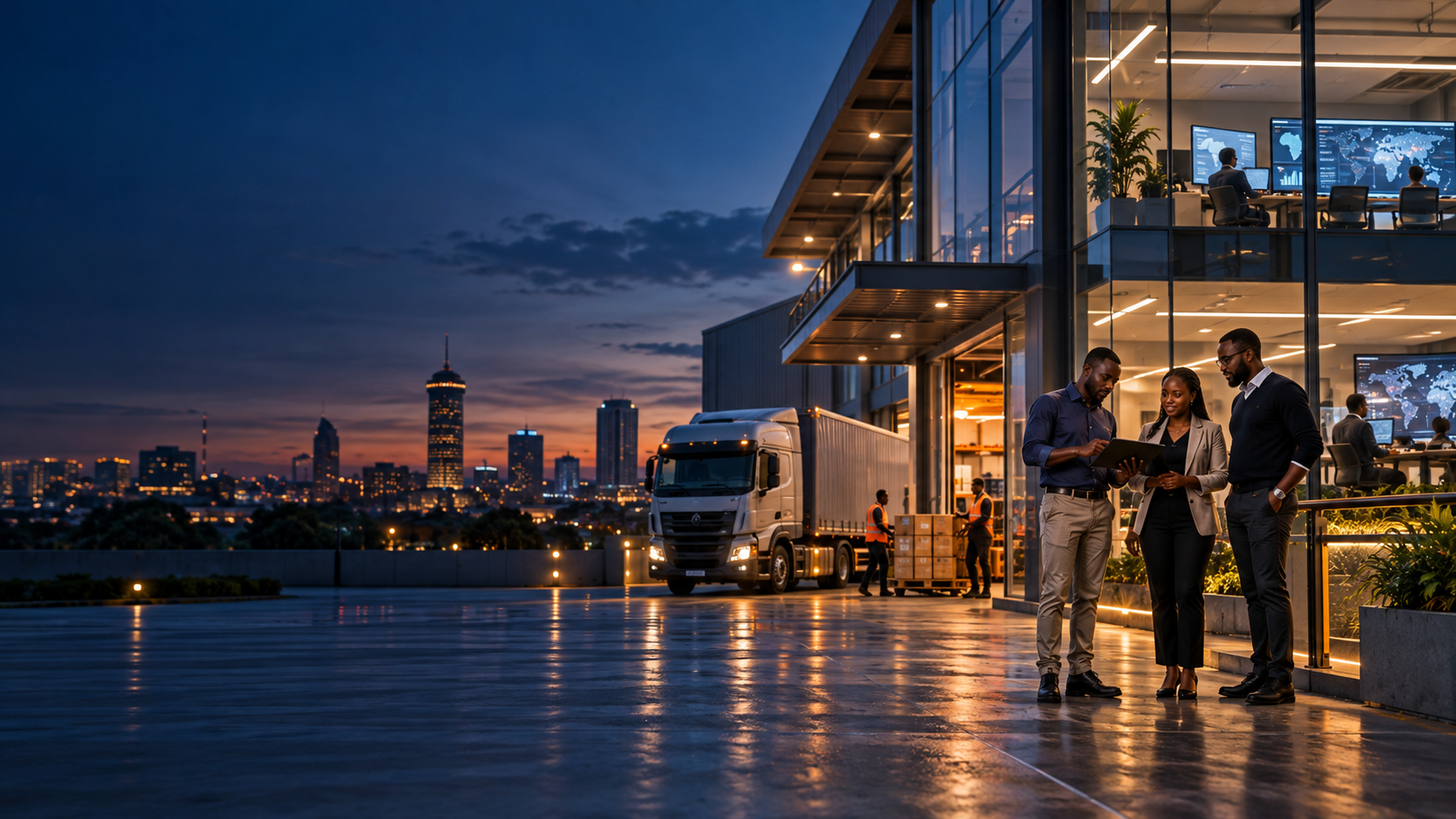 Technology and logistics operations in Nairobi